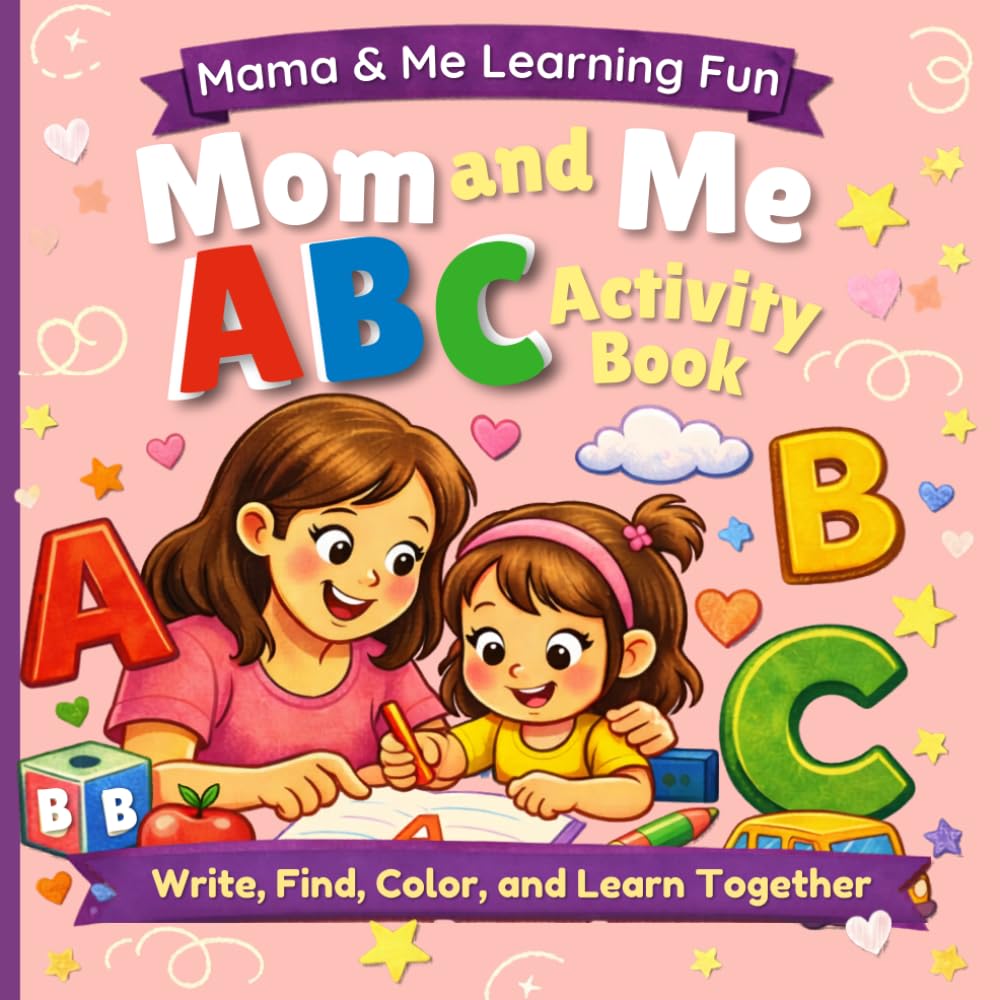 Mom and Me ABC Activity Book: Write, Find, Color, and Learn Together