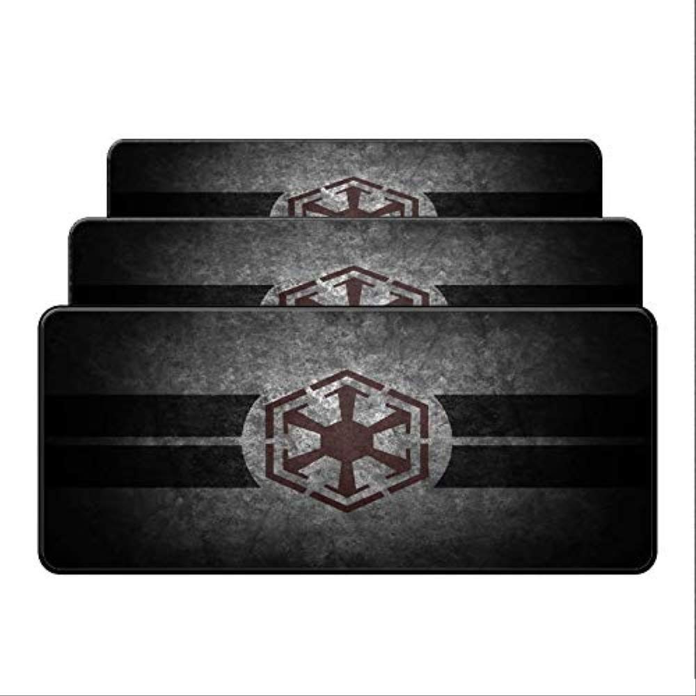 Dhsbd Mouse Pad Xl Large Gaming Black Mouse Pad Mousepad Keyboard Mat Desk Cup Mat Gift Locking Edge 300X600X2Mm