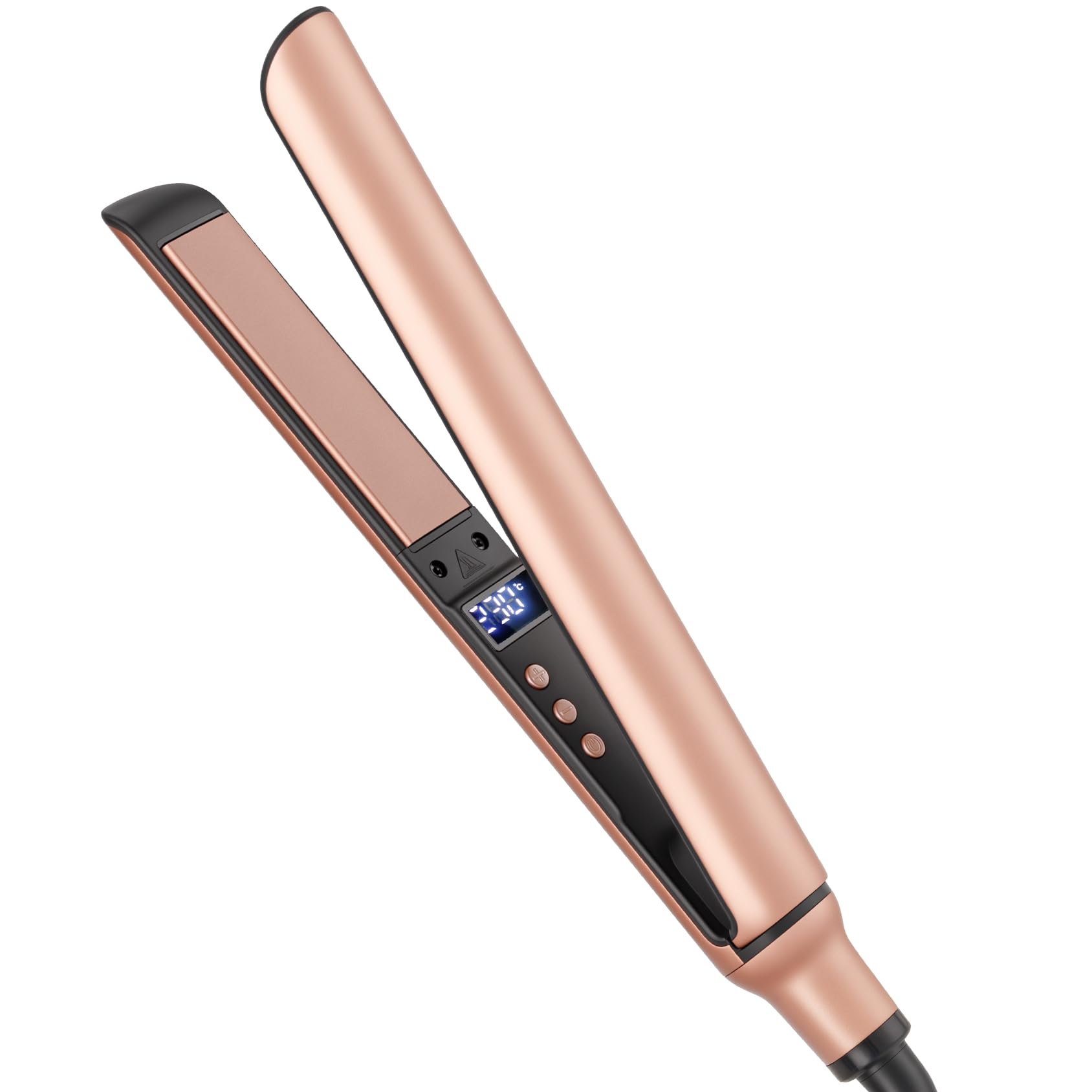 Glätteisen Haarglätter Ceramic Straight für glatte & glänzende Haare, 2 in 1 Glätteisen Locken und Glätten, Dual-Spannung für alle Haartypen, mit Handschuh