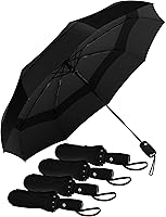 Vista 73 de REPEL Windproof Travel Umbrella - Compact & Withstands Winds up to 85MPH , Strongest Premium Auto Folding Umbrella for Rain and Sun - Durable, Light