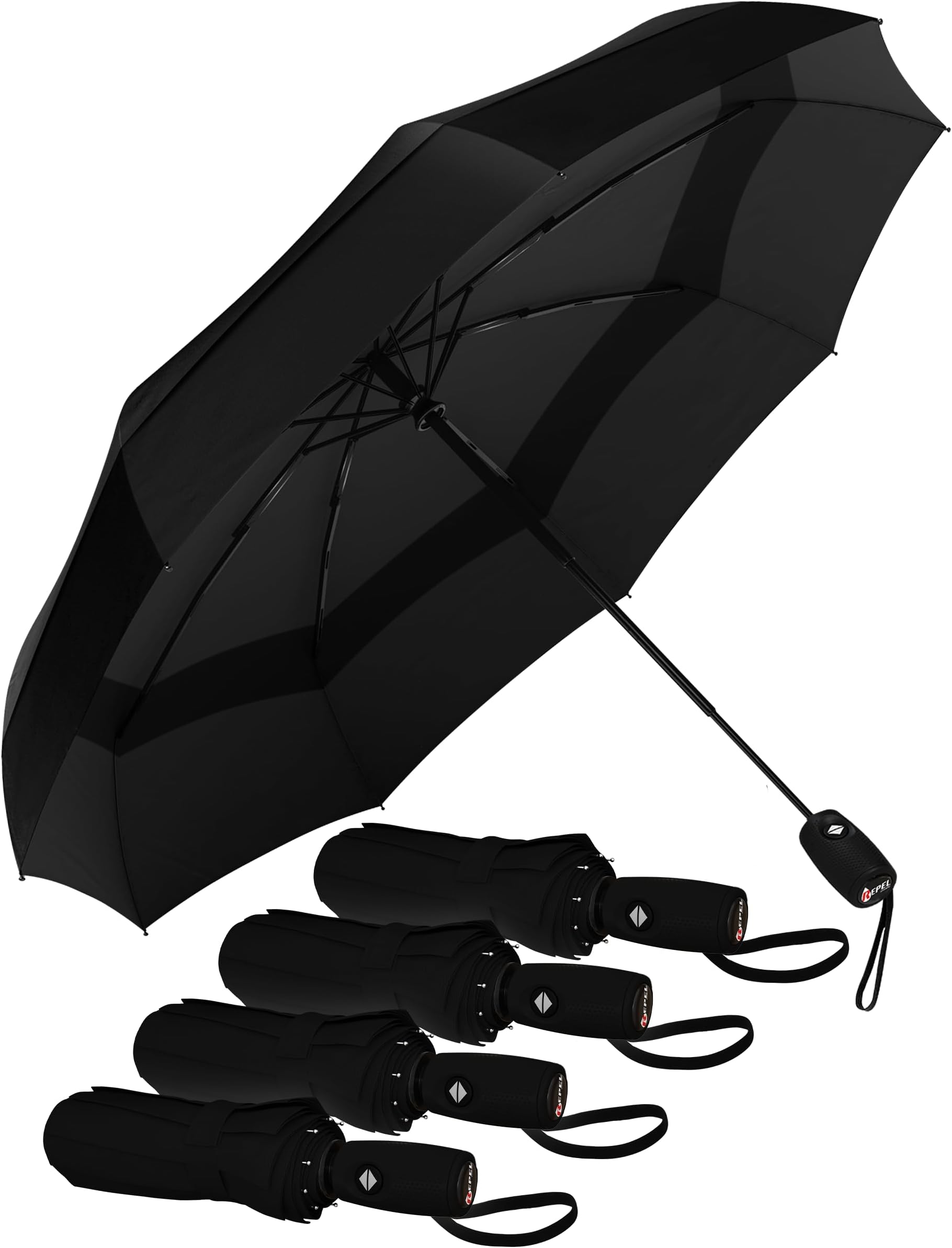 Repel Easy Touch Umbrella 11.5-Inch Dupont Teflon Travel Umbrella