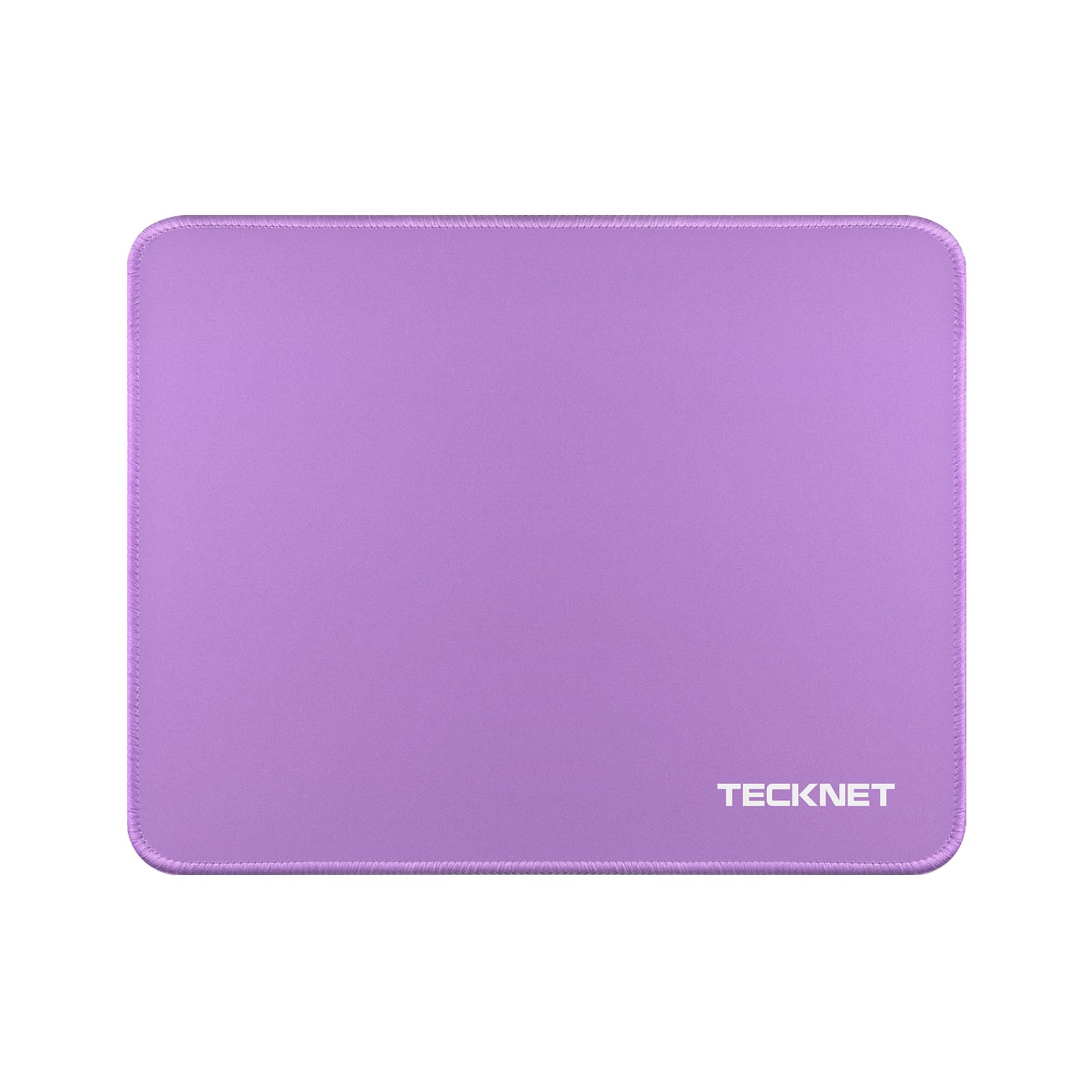 TECKNET Mouse Pad with Anti-fray Stitchin, Waterproof Surface & Non-Slip Rubber Base with Stitched Edges Gaming Mouse Mat for Laptop，Compatible with