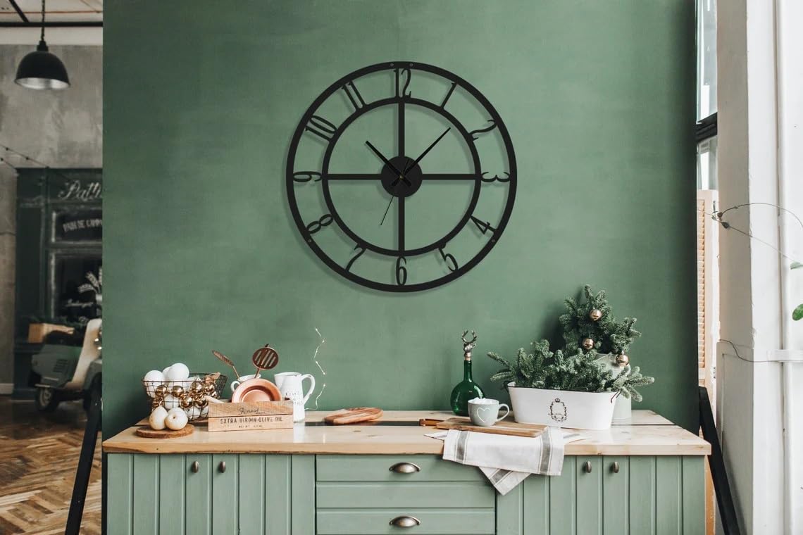 Designer Metal Wall Clock - Antique Style -10 Designer Metal Wall Clock - Antique Style -10