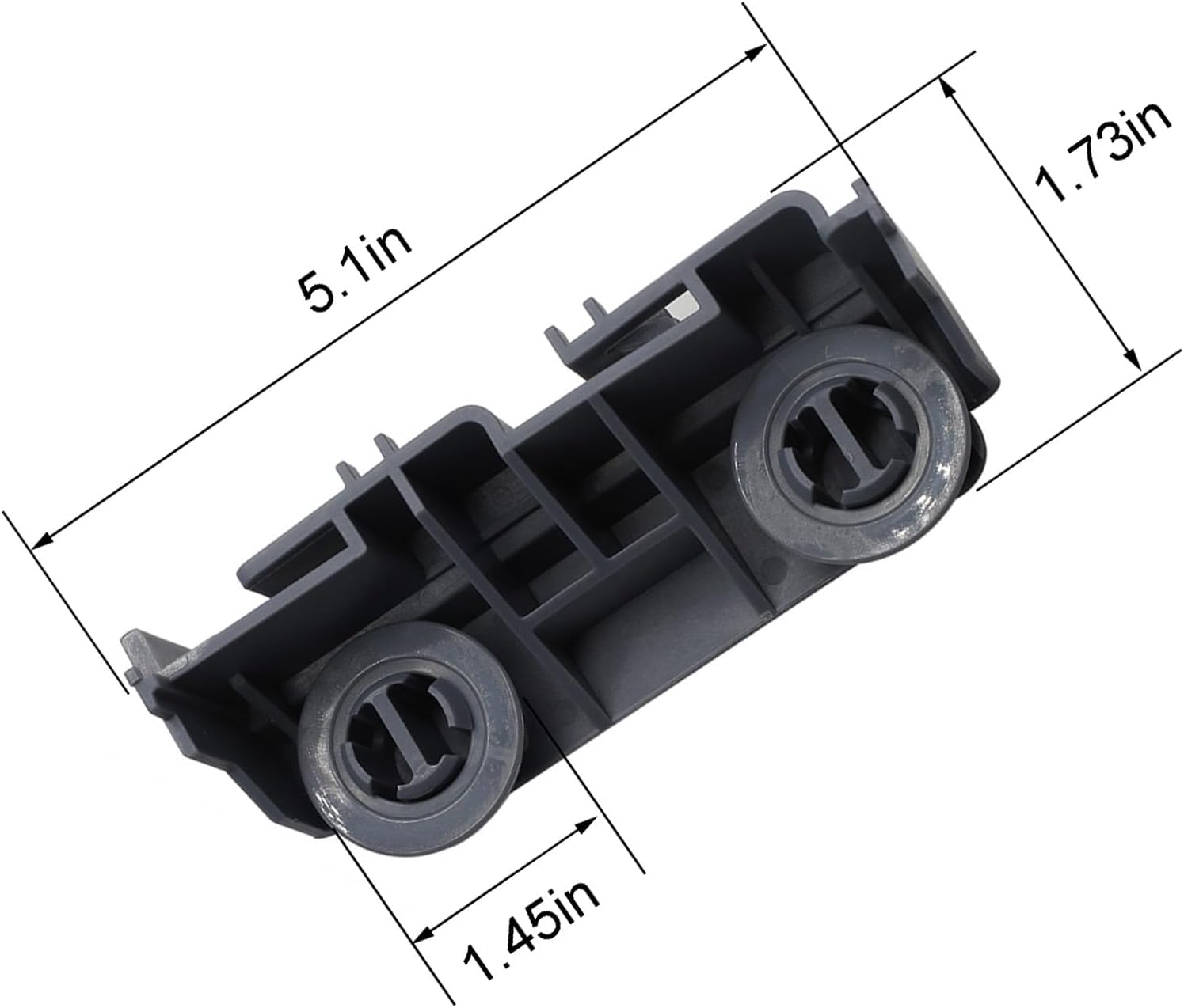 4 Pack WD28X27241 Dishwasher Rack Carrier and Roller Kit Compatible With GE Dishwasher Replaces WD12X28078 WD12X10438 WD12X10439 WD12X10446