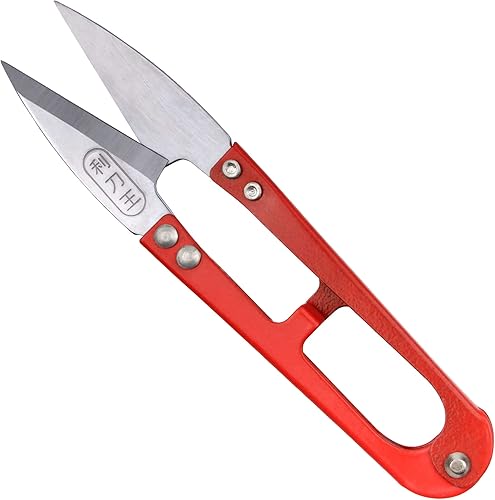 Cortador profesional multiusos  Mini cortador de metal para poda y bordado  rojo, 1 par