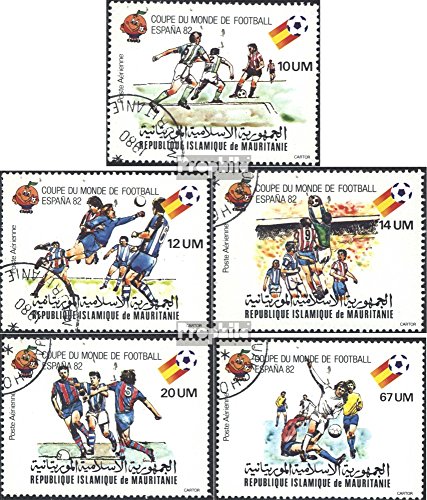 Prophila Collection Mauritania 691I-695I (Completa Edizione) 1980 Calcio-WM 1982 in Spagna (Francobolli per i Collezionisti) Calcio