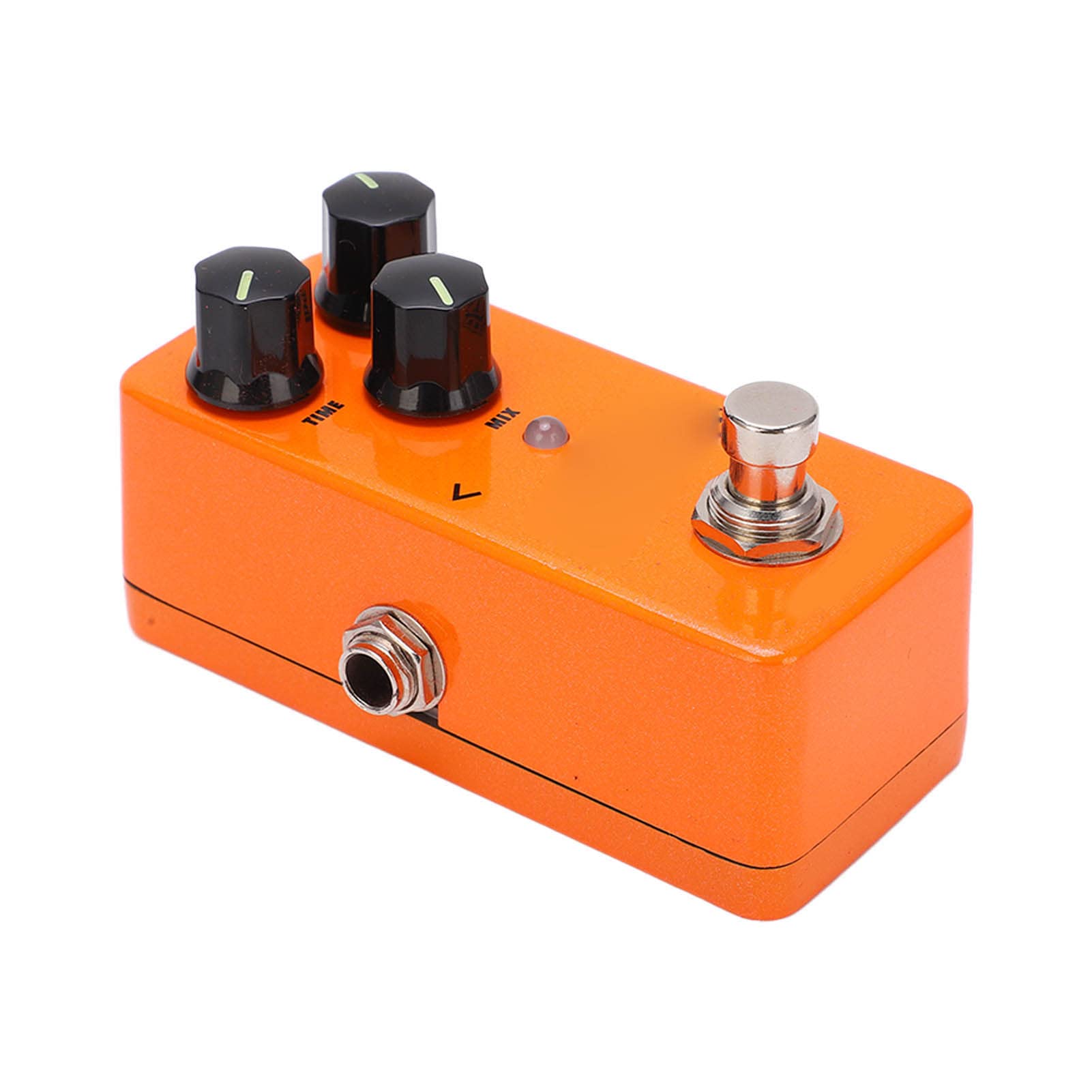 Pedale Effetto Chitarra Mini Delay Pedale Digitale Regolabile per Musicisti Metal Orange 800ms