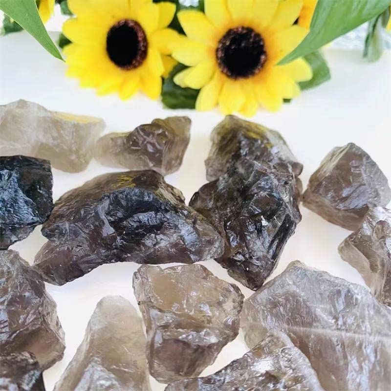 Quartz fumé rugueux d'exception - Cristal brut de pierre naturelle de qualité supérieure (200G)