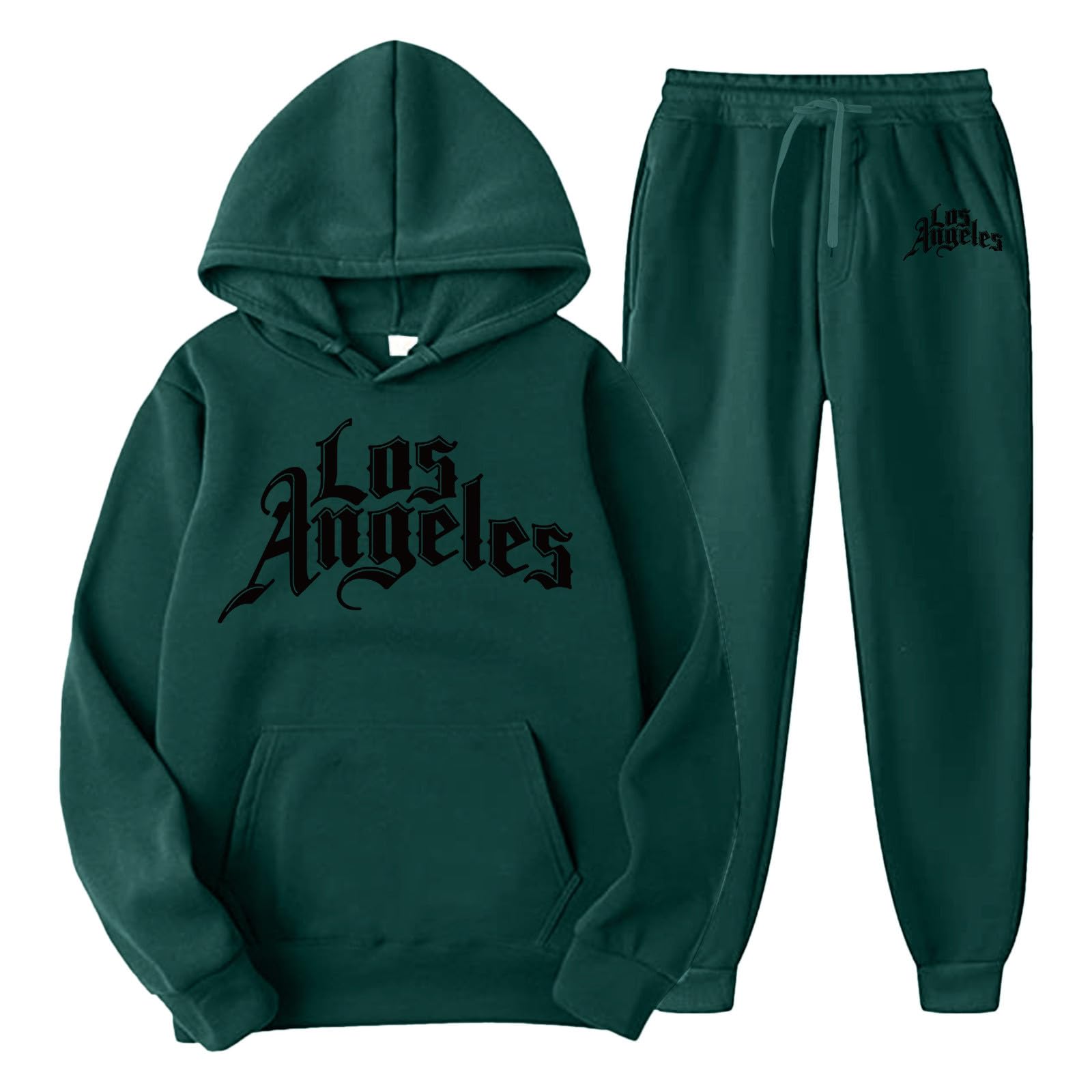 Tuta Uomo Completa Cotone Tute Sportive, Completo Sport Felpa con Cappuccio Pantaloni Abbigliamento Sportivo Uomo E Abbigliamento Palestra Completo Calcio Uomo Palestra Leggera Completo con Tasche