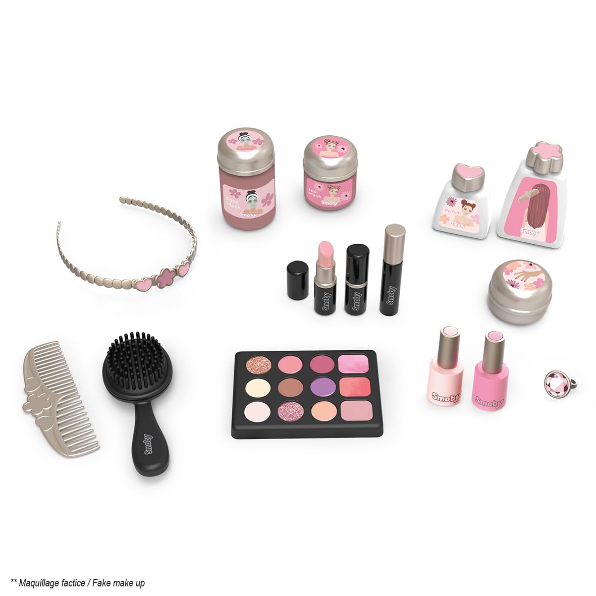 Petite Amélie Kaptafel Belle – Make up tafel met stoel & spiegel – Met ruim opbergvak