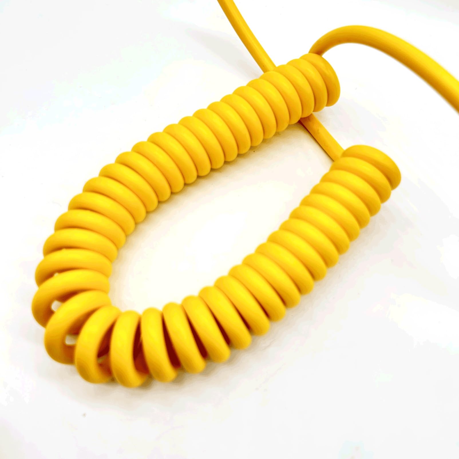 um das Stromleitungsnetz herum, 3-adriges Federspiral-Teleskopkabel, 17 AWG, 1 mm², Haushalts-PU-Kabel, 1–12 Meter(Stretch 9 Meters)