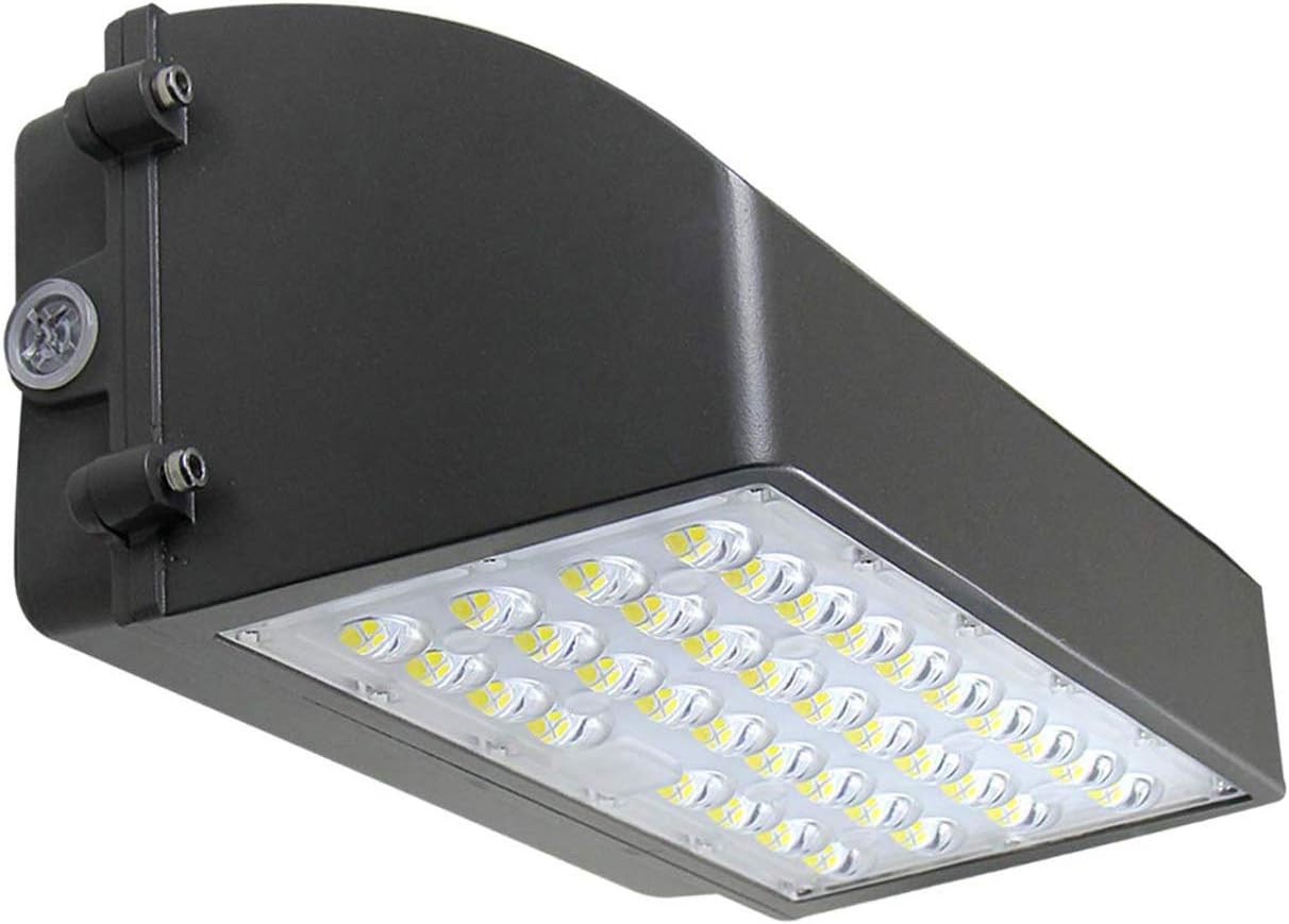 LED Wall Pack Light, 60W Full Cutoff Dusk to Dawn Outdoor Security Lights,5000K 7200lm 200-400W HPS/MH Replacement, Waterproof IP65 Commercial Lighting ETL DLC Listed 5-Year Warranty
