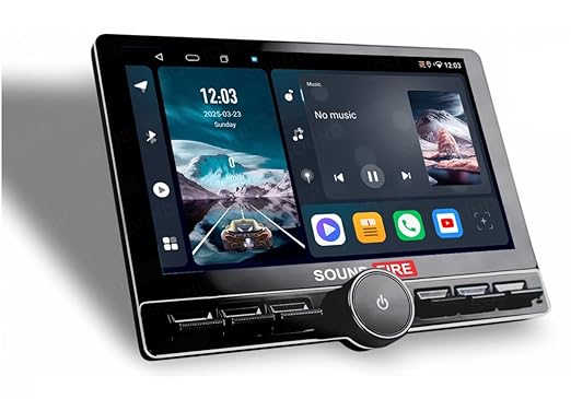 SOUND FIRE Trillion 10.1 Inch 2.0K Diamond 2GB RAM / 32GB ROM with DSP/QLED/Android Auto/CarPlay Android Car Stereo