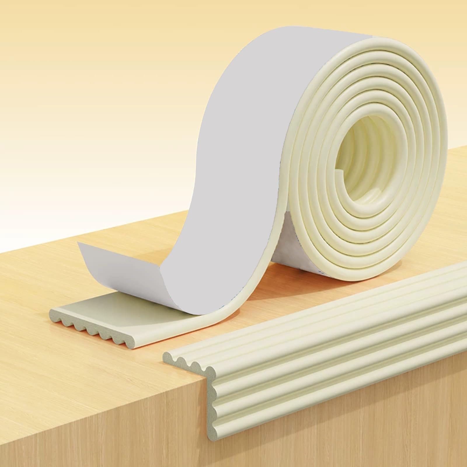 Protectores autoadhesivos de espuma NBR extra gruesa para esquinas de pared, acolchado suave para sala de juegos, dormitorio, guardería, tatami, protección de seguridad para muebles de bebés y niños