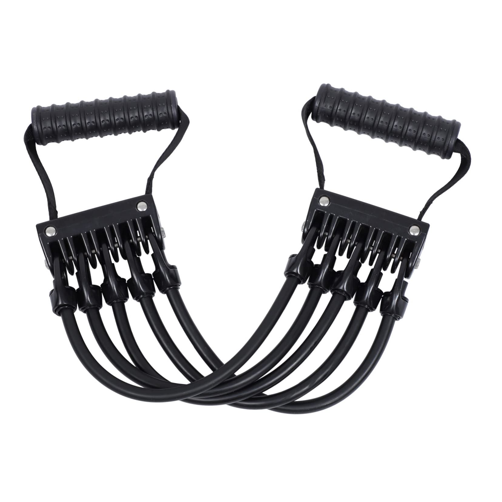 Banda Elastica Espansore Torace Nero per Allenamento Fitness | Super Elasticità, Lattice e Plastica, per Principianti Fitness e Bodybuilding