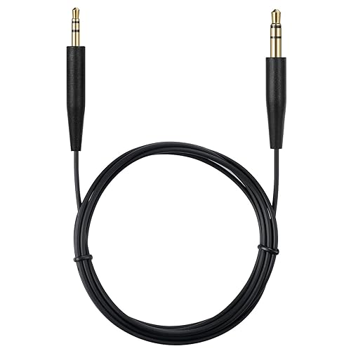 Cable de audio de repuesto, cable auxiliar de 0.138 in a 0.098 in compatible con auriculares Bose QuietComfort QC25 QC35 QC35II QC45 NC700 Soundlink