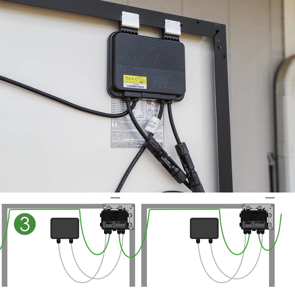 VOLTACON Tigo Optimizer Max - Panel solar (1000 V CC, 700 W, con conector MC4)