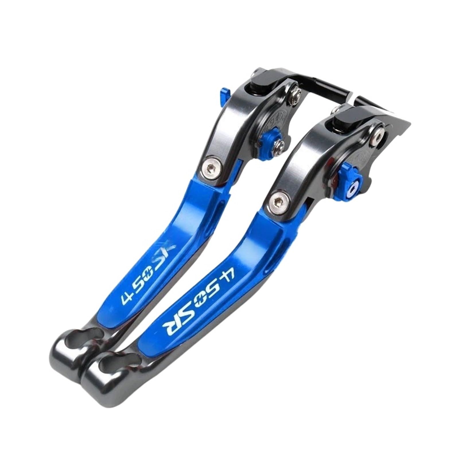 Wnftyske Blue F Motorcycle Brake Clutch Lever Pivot Levers Motorcycle Accessories Cnc Aluminum Folding Extendable Brake Clutch Lever For Cfmoto 450Sr 450 Sr 2022