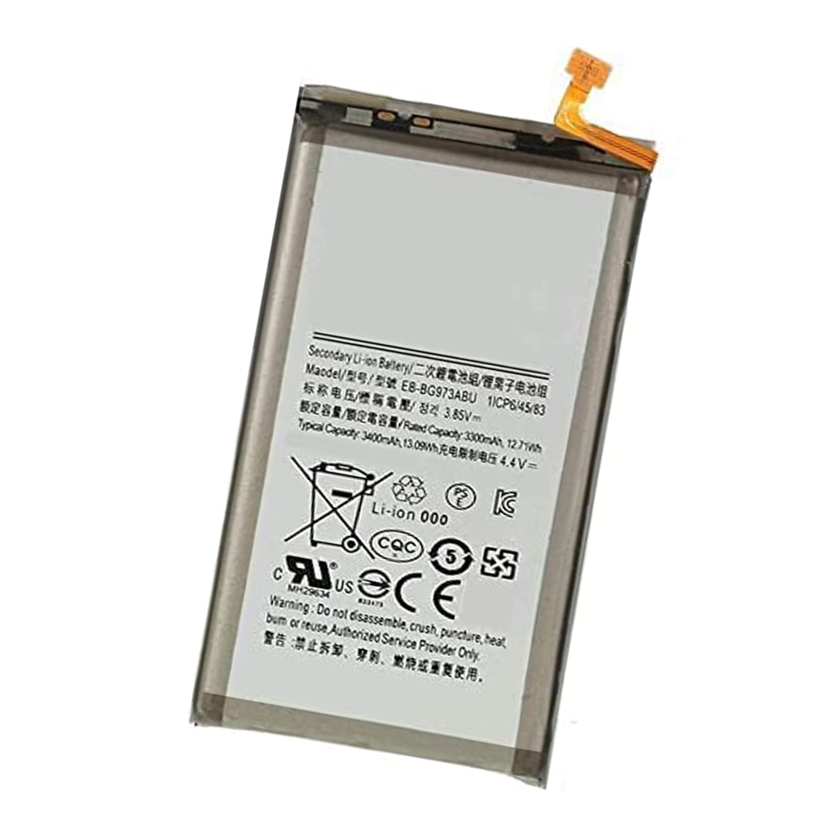 Zgszmal EB-BG973ABU Replacement Battery Compatible With Samsung Galaxy S10 SM-G973F SM-G973U SM-G973W SM-G9730
