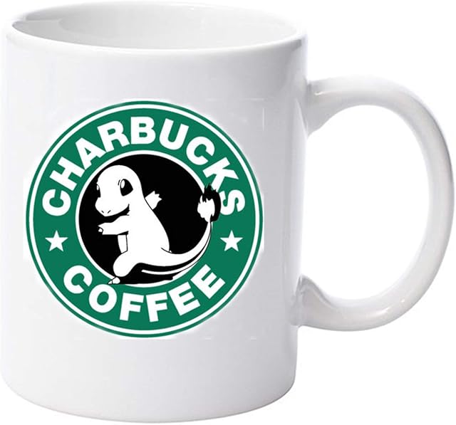 LBS4ALL Charmander Coffee 11oz Pokemon Parody Ceramic Mug