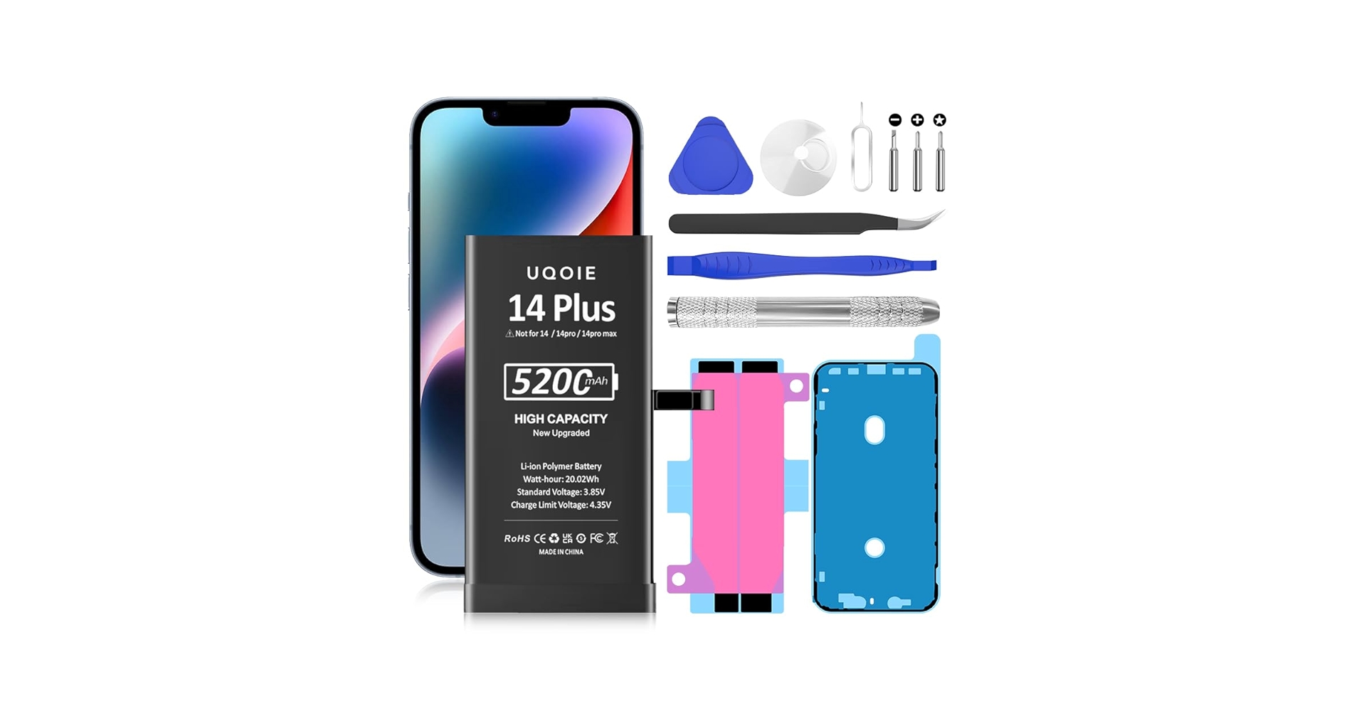 Amazon.com: Battery for iPhone 14 Plus, (2025 New Upgrade
