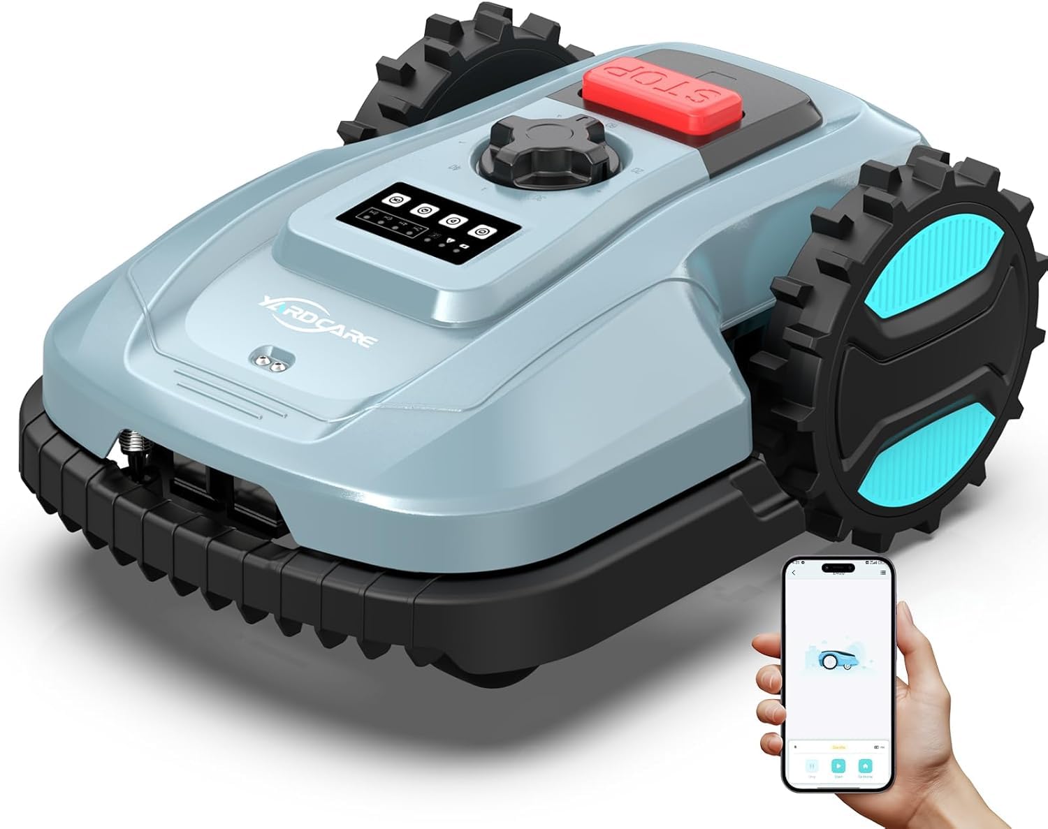 YARDCARE E400 Robot Tondeuse Largeur de Coupe 18cm
