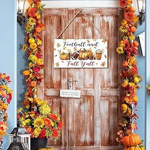   Geetery-Football-and-Fall-Yall-Wood-Sign-Hanging-Farmhouse-Wall-Decor-Fall-Football-Wall-Decor-Rustic-Wooden-Autumn-Porch-Sign-for-Front-Door-Home-Living-Room-Garden-Harvest-Thanksgiving-Lovely