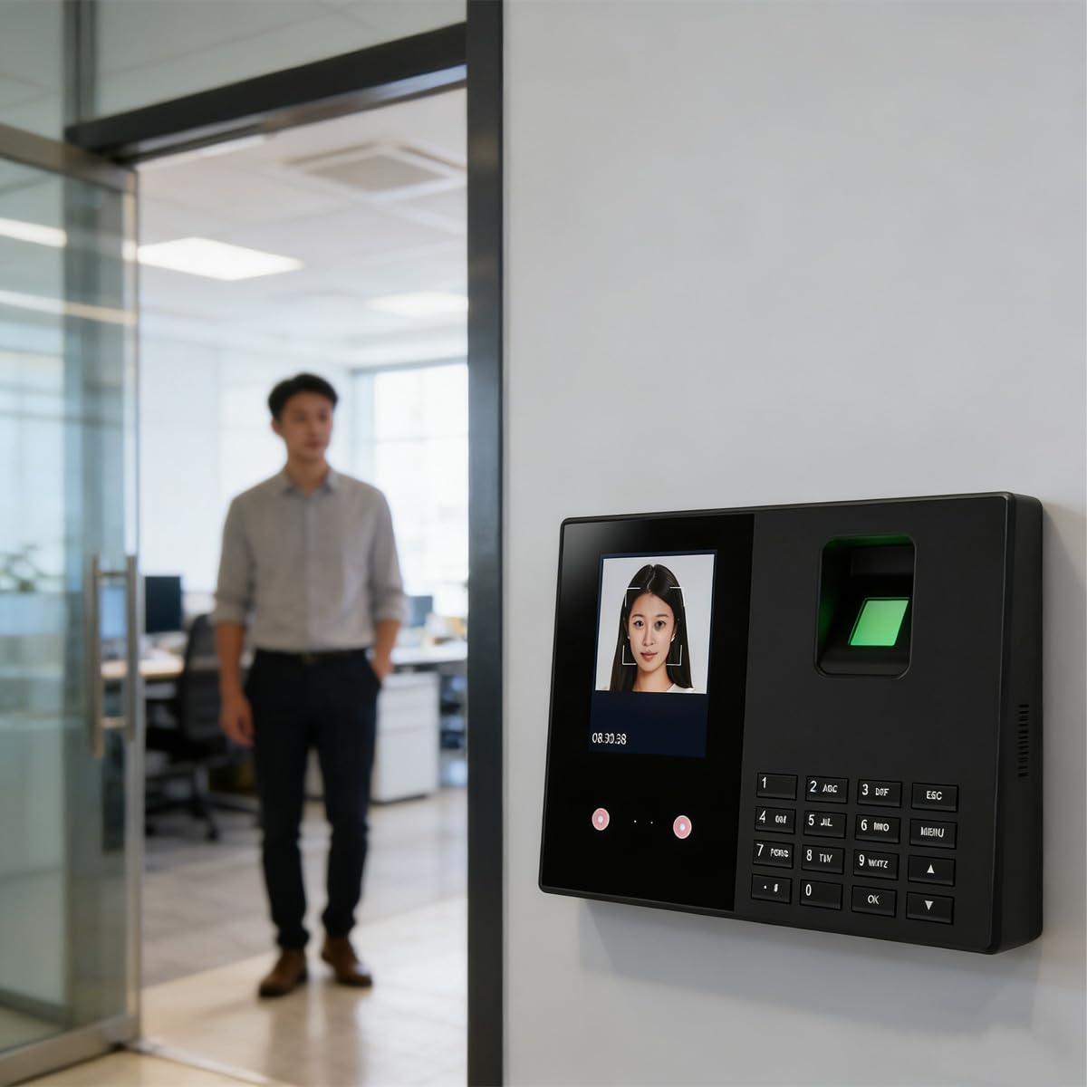 Rilevazione Presenze, Riconoscimento Facciale, Supporto Per Orologio Marcatempo, Impronta Digitale, Password, Impronta Palmare, Riconoscimento Facciale Rapido