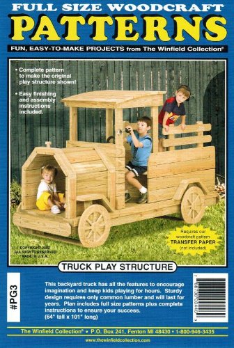Truck Playground Structure Woodworking Project Plan