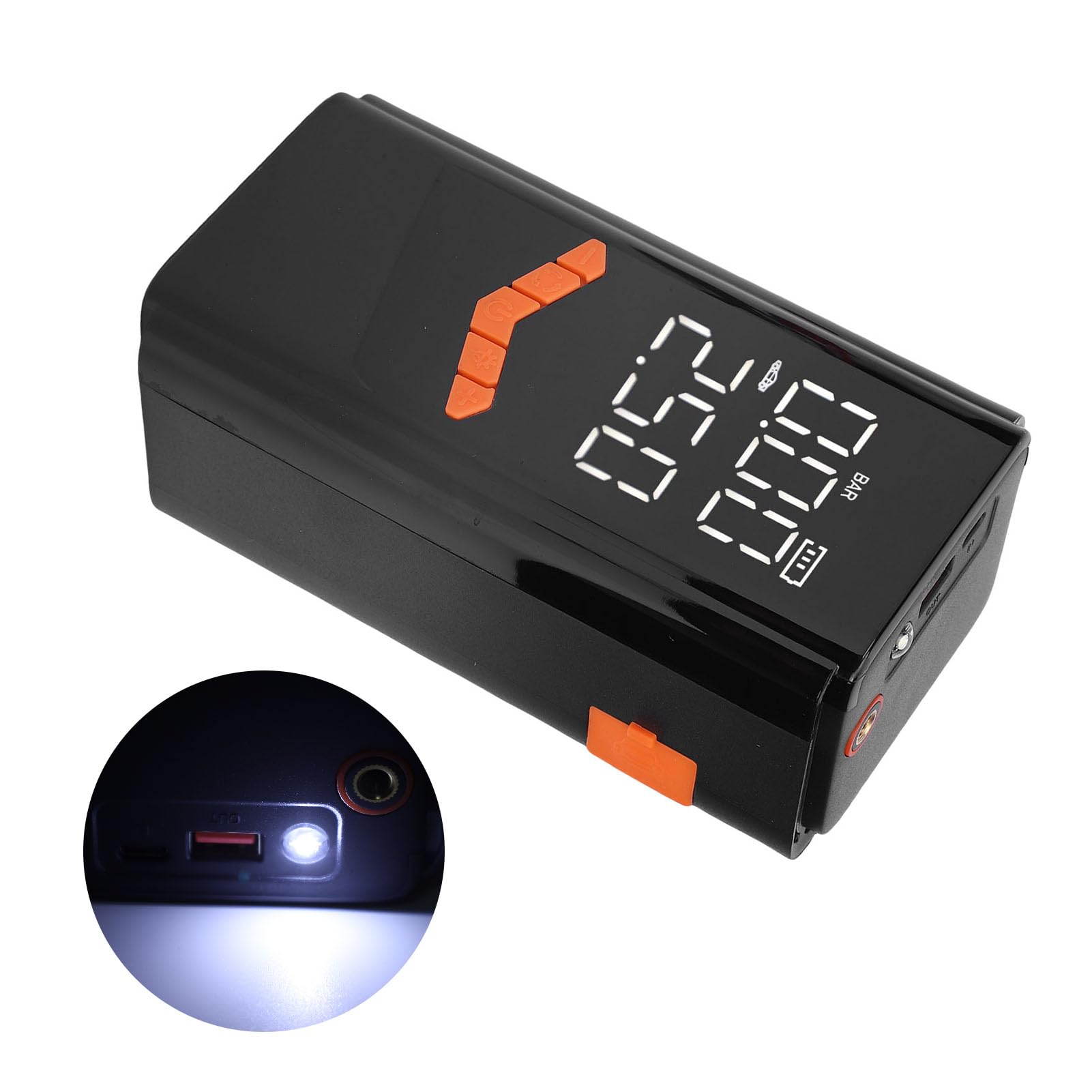 VGEBY Arrancador de Batería para Automóvil de 10000 MAh, Caja de Arranque Portátil de 12 V para Automóviles con Motores de Gasolina de hasta 6,0 L y Diésel de 5,0 L, con Carga Rápida