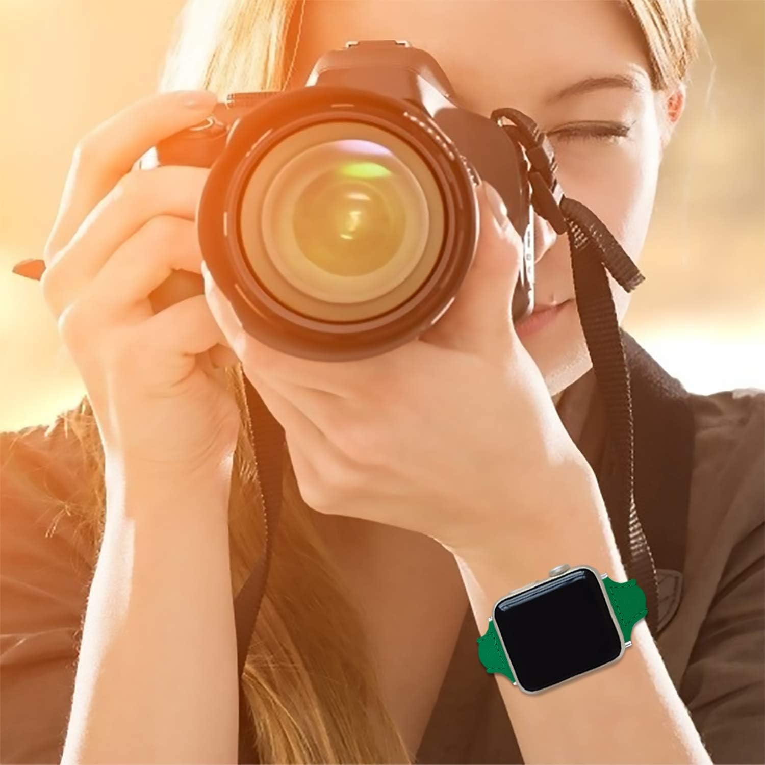 TIMTU Compatible Genuine Leather Wristband Image