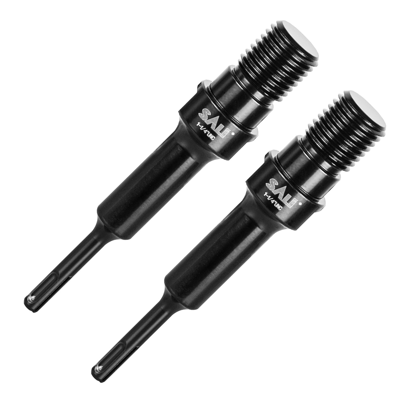 SALI 2 adaptadores de broca de núcleo de 1-1/4 pulgadas UNC a SDS PLUS adaptador de broca para taladro de diamante roscado de sierra