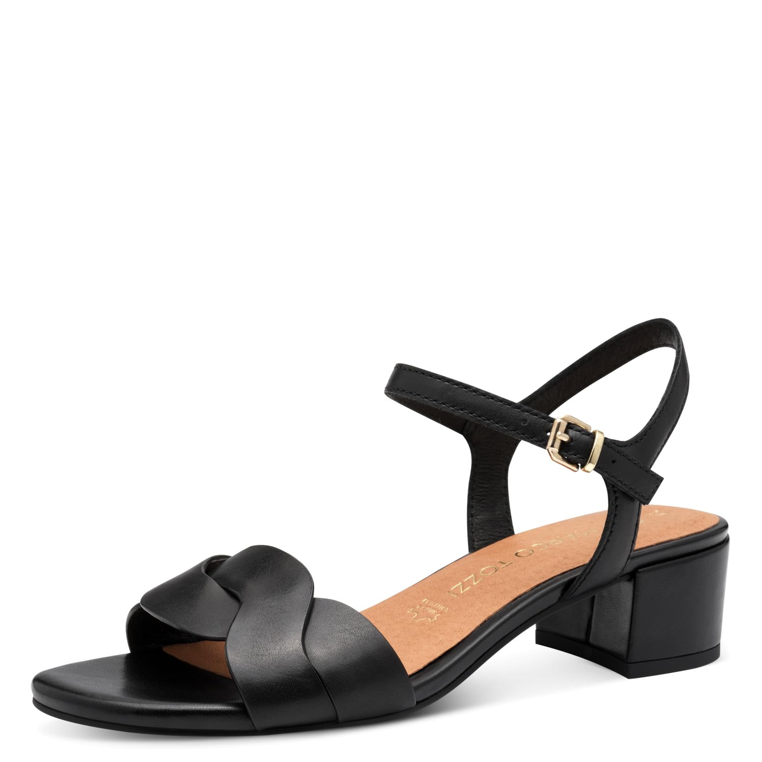 MARCO TOZZI Women's 2-28208-44 Sandals, black, 4 UK