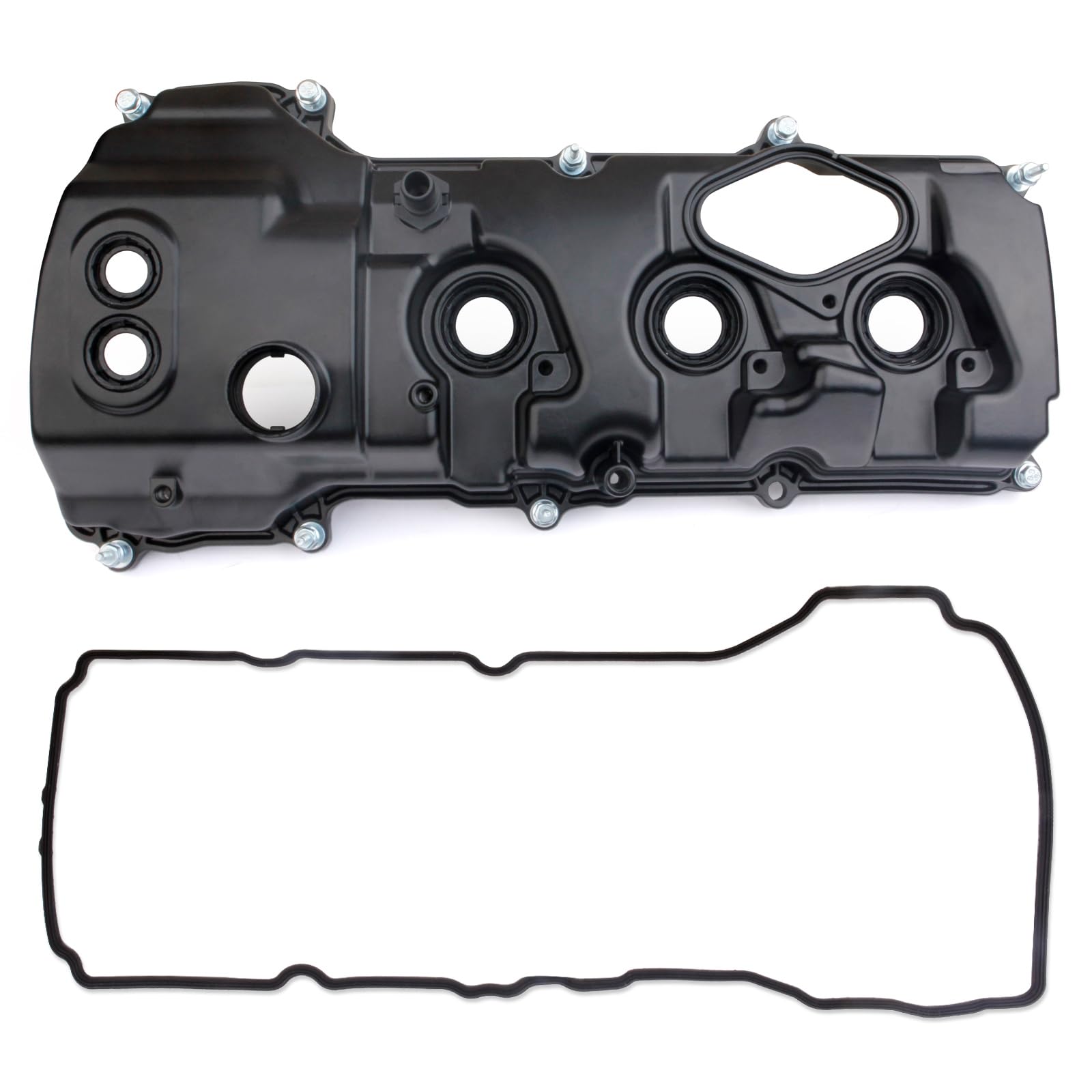 Aluminum Right Valve Cover with Gasket Compatible with 2011-2016 Ford F-150 3.5L