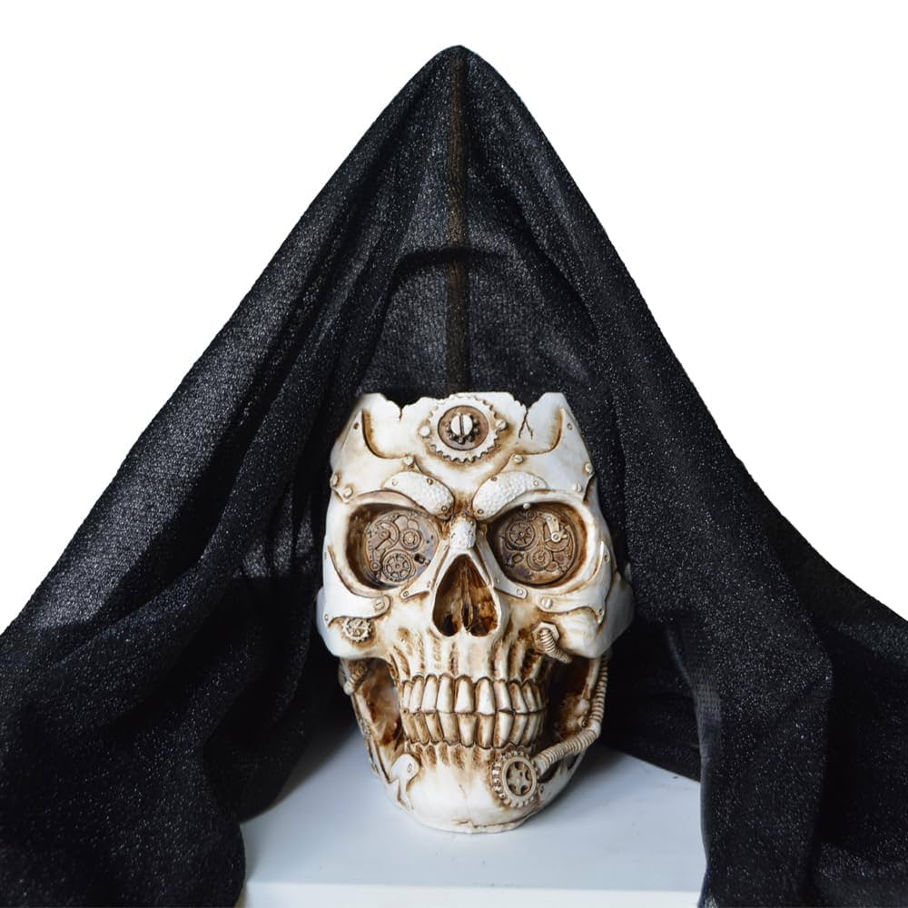 レジン スカルプランター 牛 置物 オーナメント アンティーク 花器 レジン スカルプランター 牛 置物 オーナメント アンティーク 花器