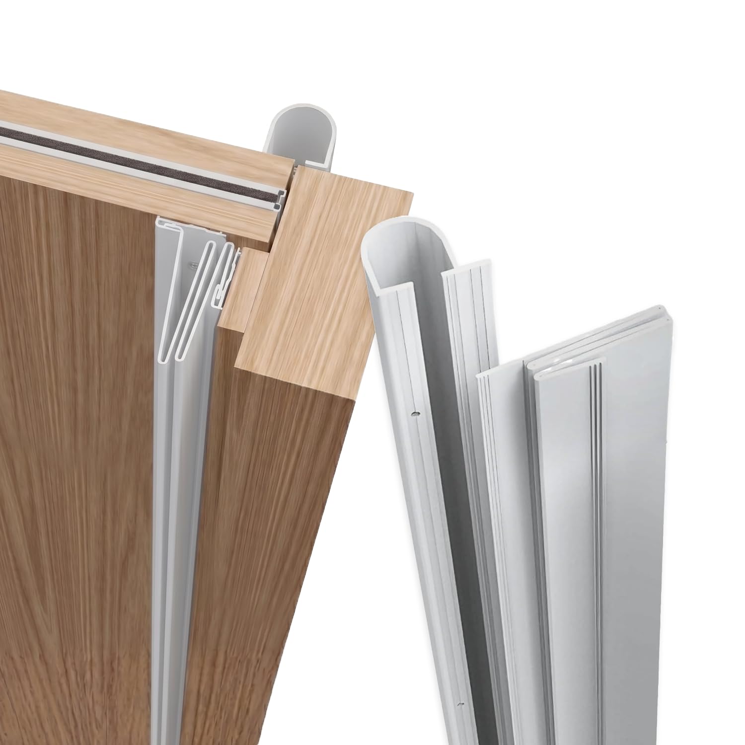 Fingersafe - Juego completo de protectores de dedos para puerta de casa, ayuda a detener el pellizco de los dedos en las bisagras de la puerta para niños, cubierta de seguridad fácil de pegar 3M
