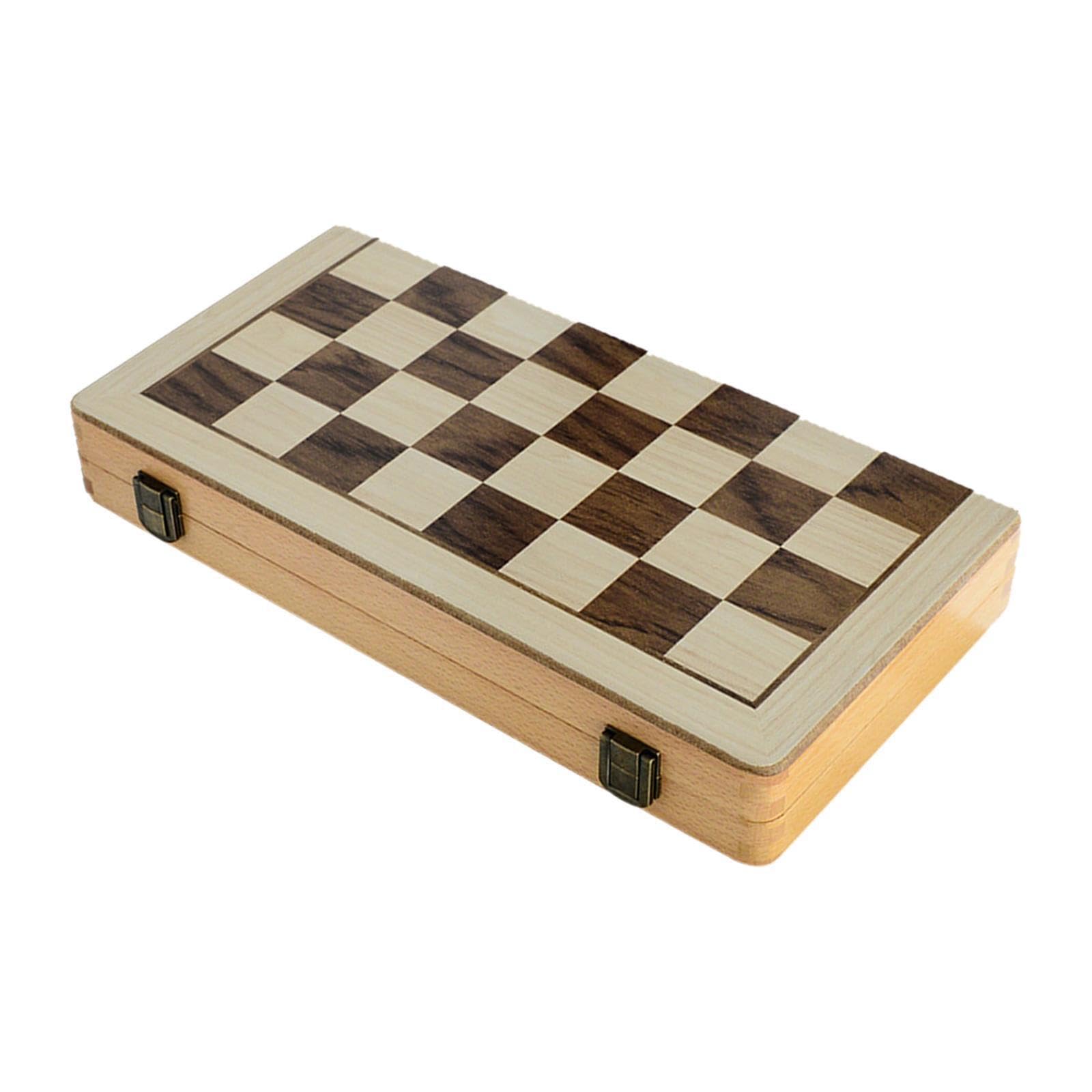Elegante set di scacchi e dama portatile che semplifica il | gioco migliorando allo stesso tempo le capacità di pensiero. Set di scacchi per principianti con custodia da viaggio per