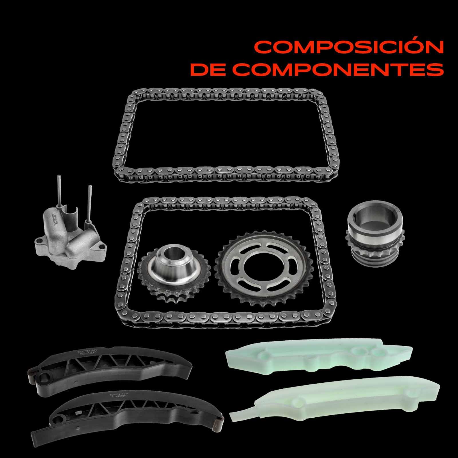 Frankberg Kit de cadena de distribución 11217787280 | Compatible con: Serie 3 Compact E46, Serie 1 E87, Serie 3 E46, Serie 5 Touring E61, Serie 3 Touring E46, Serie 3 Coupé E46