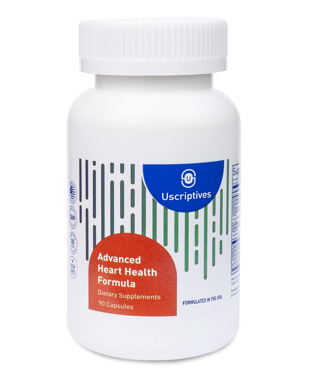 Advanced Heart Health Formula | Combination of Research Based Ingredients, Trusted by 900+ Physicians, Supports Healthy Energy Levels and a Healthy Heart - 90 Capsules