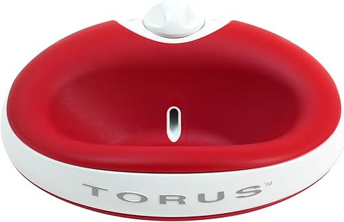 Miniatura 2 de TORUS Dispensador de agua portátil filtrado para perros [actualizado 2025], 1 litro/34 onzas, dispensador automático de agua para mascotas, sin