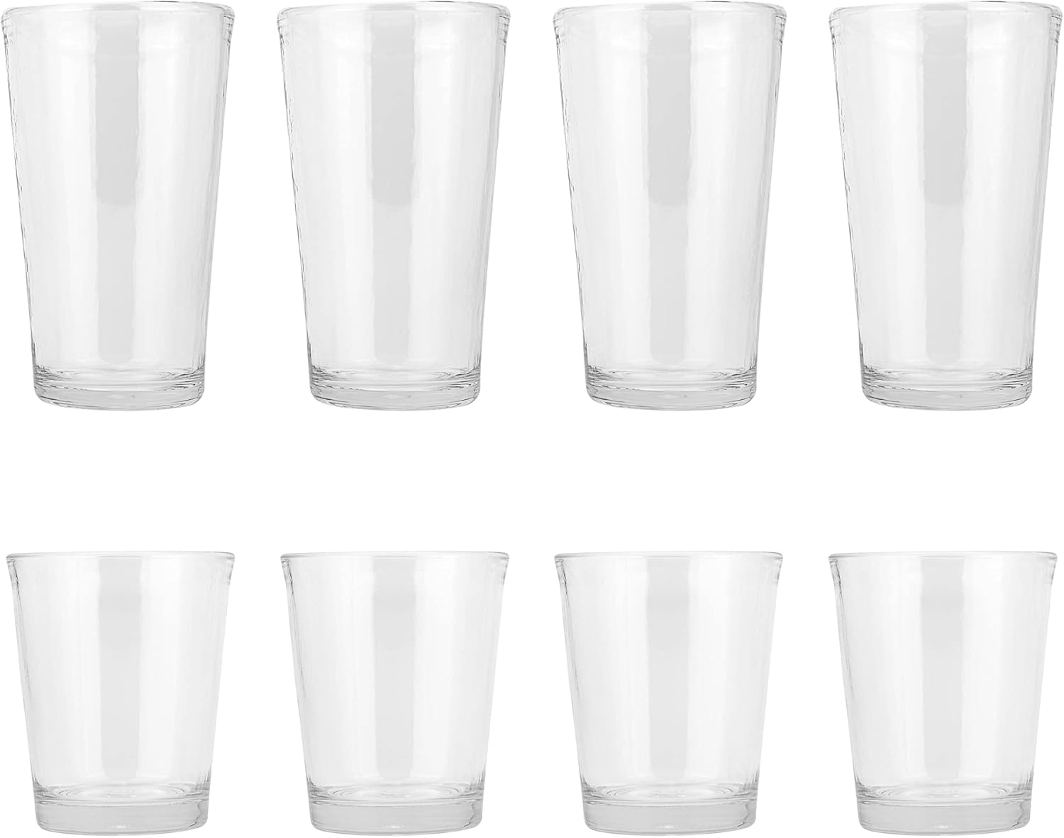 JX X&G 14ounce and 21ounce Clear Reusable Plastic