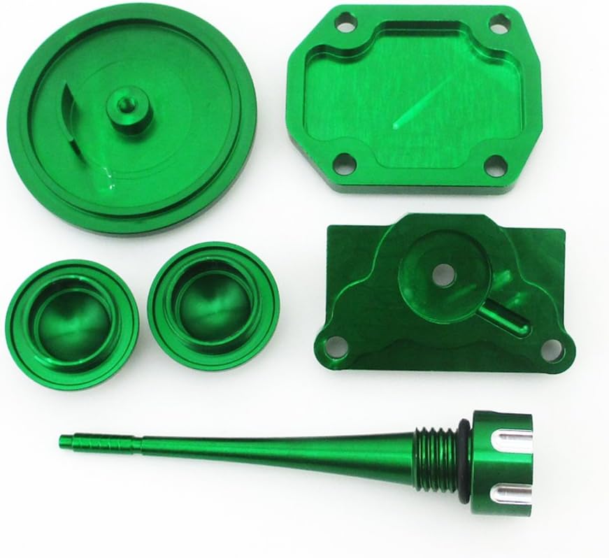 Race-Guy CNC Aluminum Engine Dress Up Kit for Chinese 50cc 70cc 90cc 110cc 125cc Engine Pit Dirt Bike Motorcycle Green