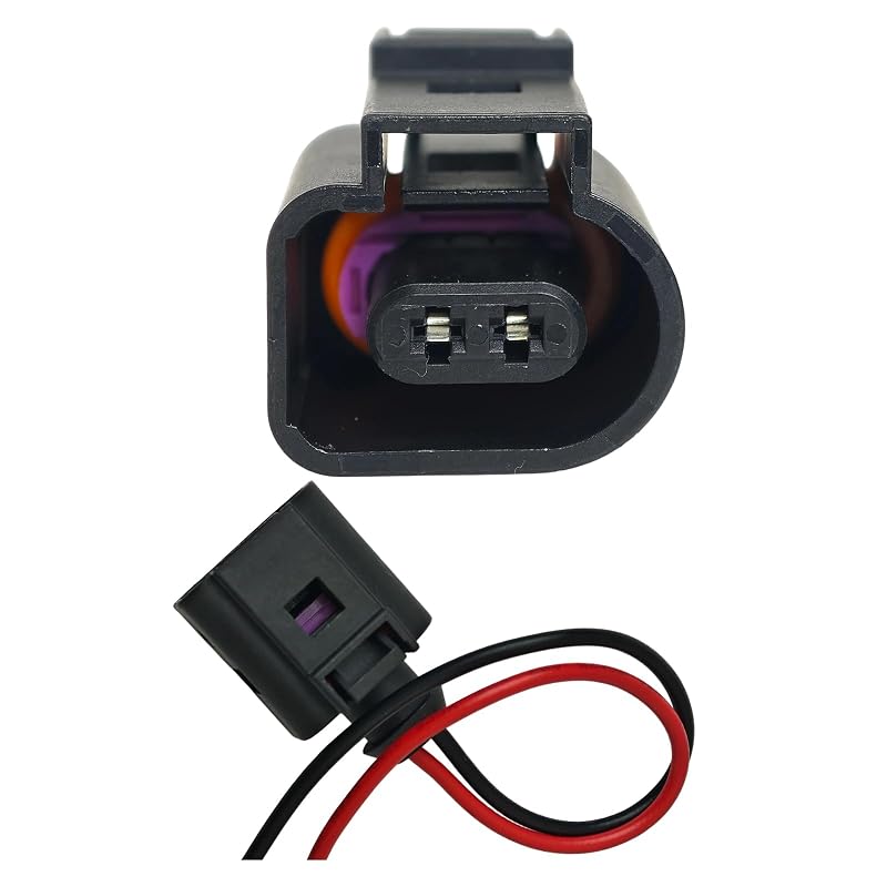 Chicote de Fiação do Conector do Sensor de Temperatura S2906 AUOSTMO 2 Pinos – Audi, Volkswagen, Porsche e Seat – 1 unidade