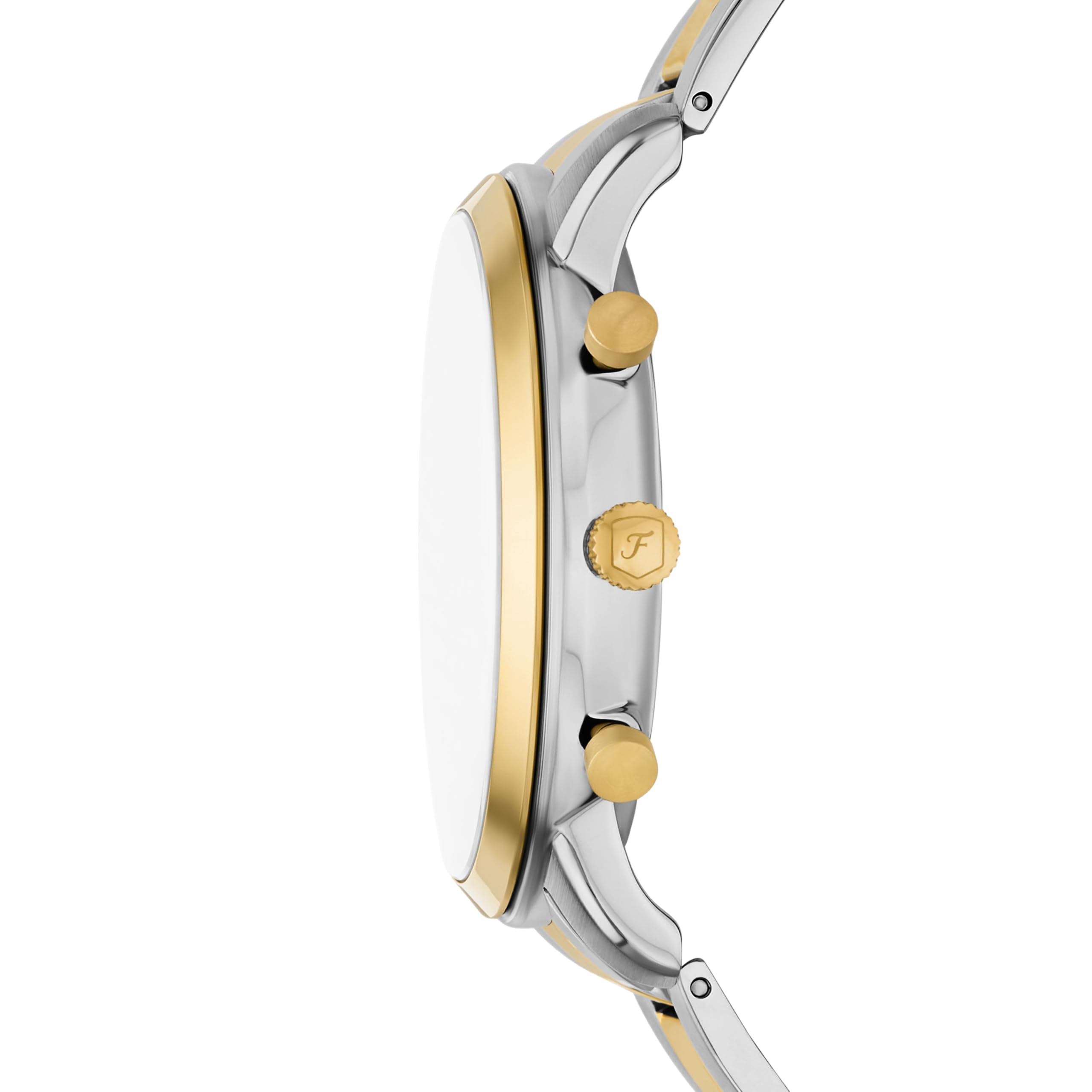 Fossil Neutra - Reloj cronógrafo de Acero Inoxidable de Cuarzo para Hombre, Oro/Plata, 44 mm, Neutra