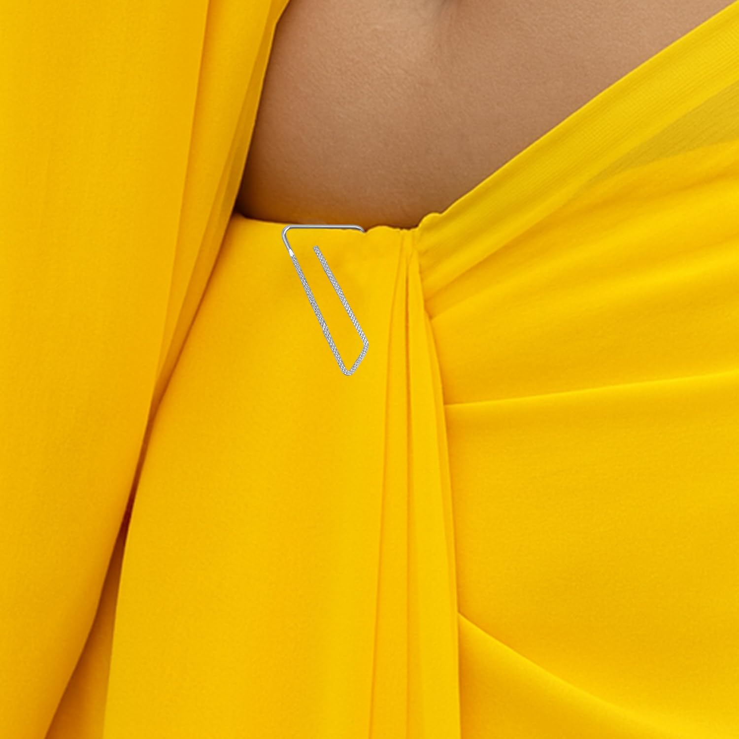 VAMA FASHIONS Clip on Sarees Pleats Pin Brooch Coat Dress Gown Shawl Bridal Safety Saree Pins for Women - 21 Sareepin (Saree Pin for Pleats) 2