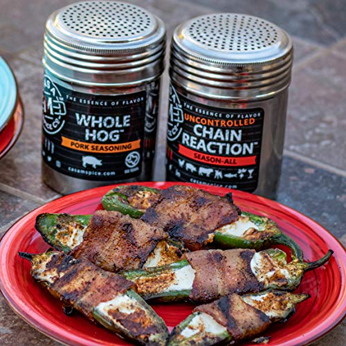 Casa M Spice Co Whole Hog Pork Seasoning • Very Low Sodium • Low Salt • No Msg • Gluten Free • Bbq Spices— 1 Cup Of Gourmet Dry Rub In A Printed Refill Bag #TOP6