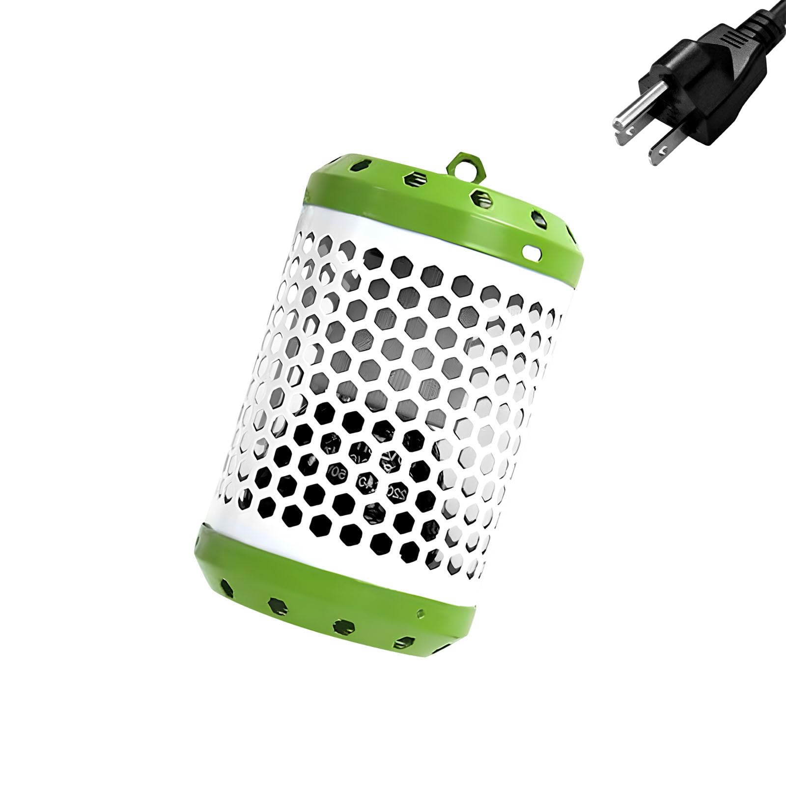 Birds Safe Heat Emitter Thermostat Control Without Light Output Ceramic Technology for Bird Cage Reptiles Enclosure Metal Mesh Bird Lamp Cover