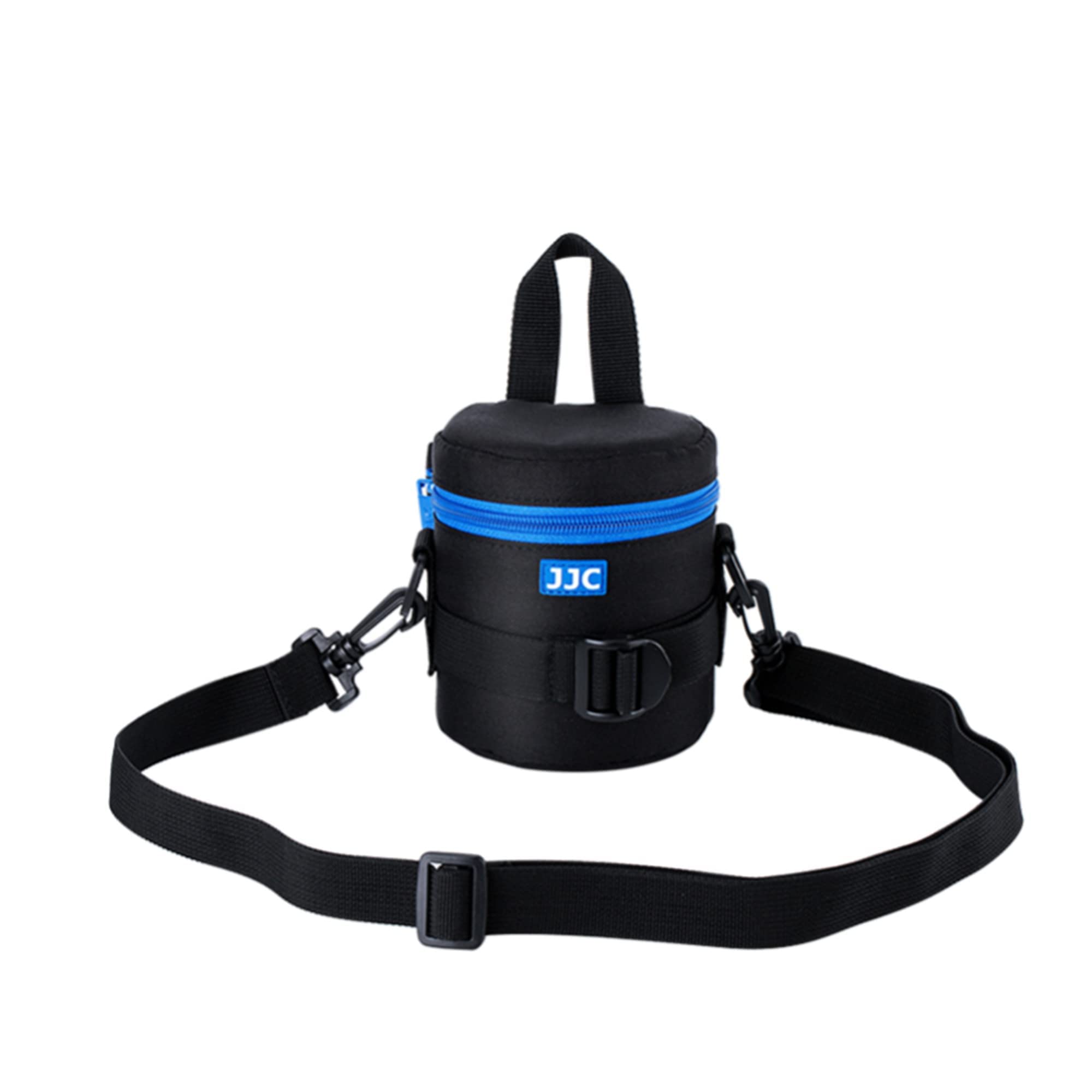 78x125mm Deluxe Lens Pouch Case Bag with 120cm Shoulder Strap for Canon 50mm 10-18mm 18-55mm Nikon Sony Fujifilm Pentax Olympus Samsung Panasonic Lens