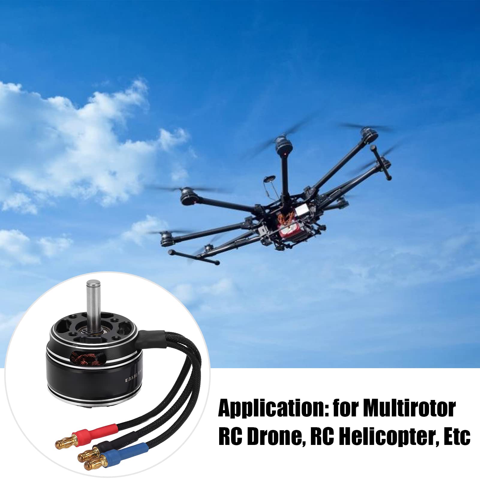 D3530EVO 3530 RC 5mm Brushless Motor für UAV Flugzeuge Multicopter RC Flugzeug Hubschrauber(1400KV)