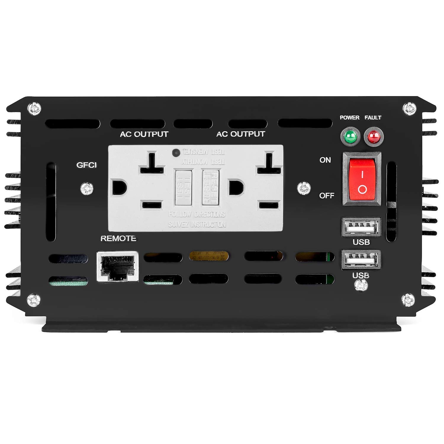 Snapklik.com : 2000 Watt Pure Sine Wave Power Inverter By SP-PS2000 12V ...